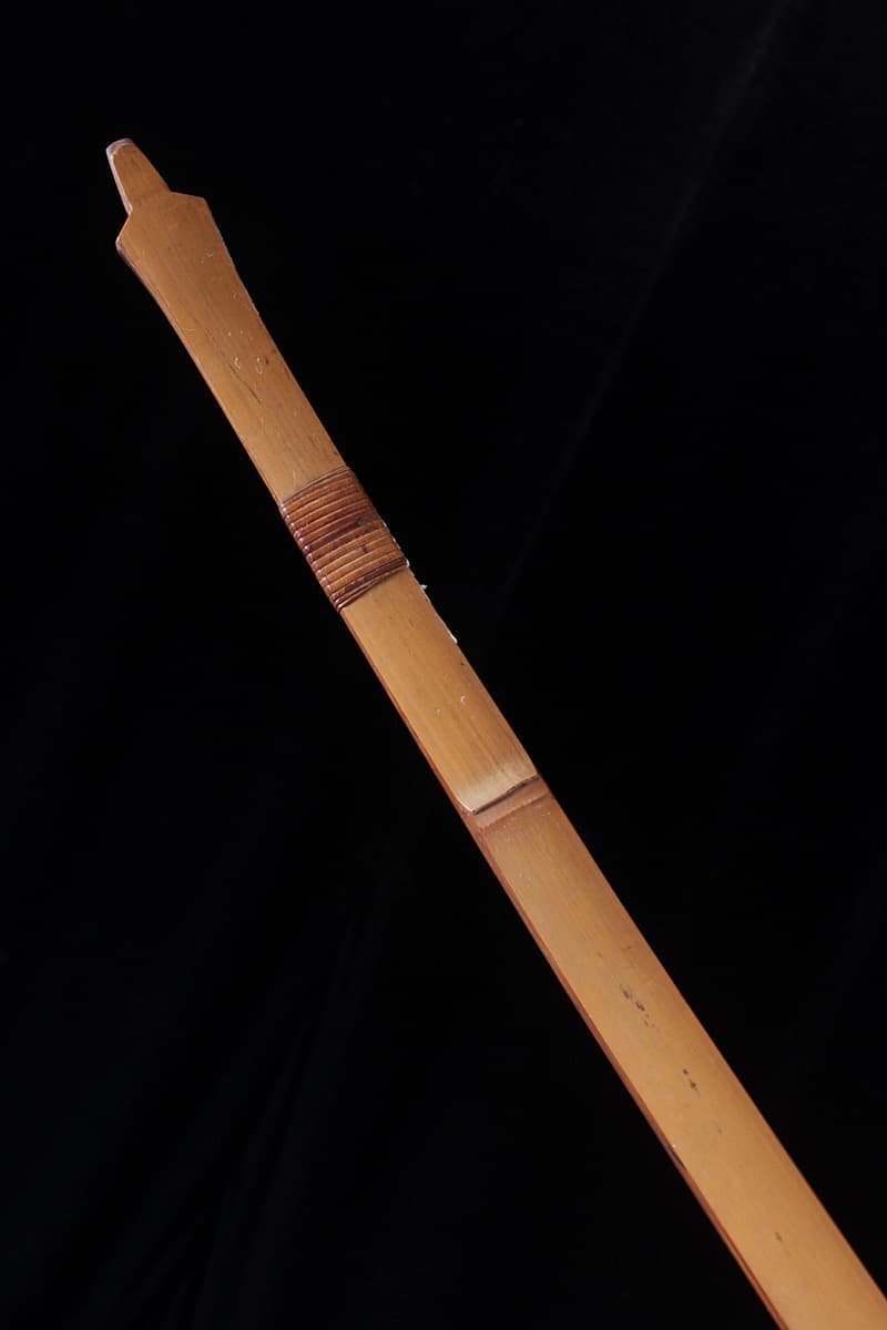 DR575 時代弓具 無銘 竹製 弓・和弓 全長214.4cm/反り221.5cm 重519g