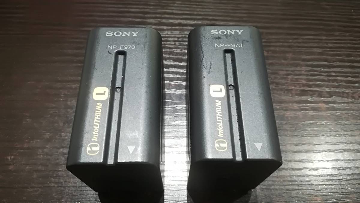 動作品♪】SONY ソニー 純正 NP-F970 バッテリー 2個セット