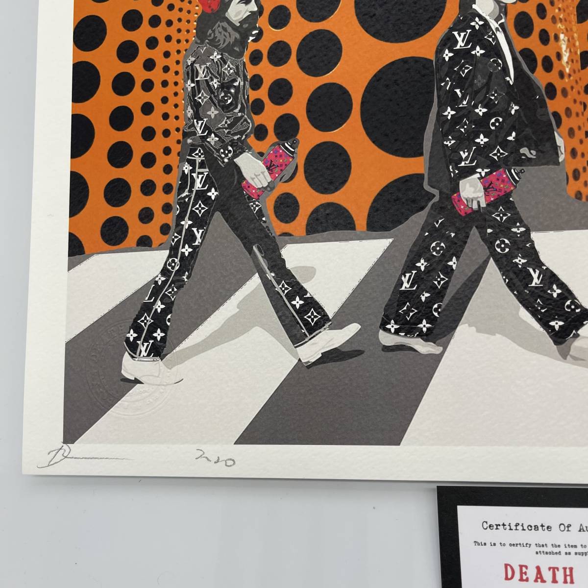 DEATH NYC 世界限定100枚 アートポスター Abbey Road アビー・ロード