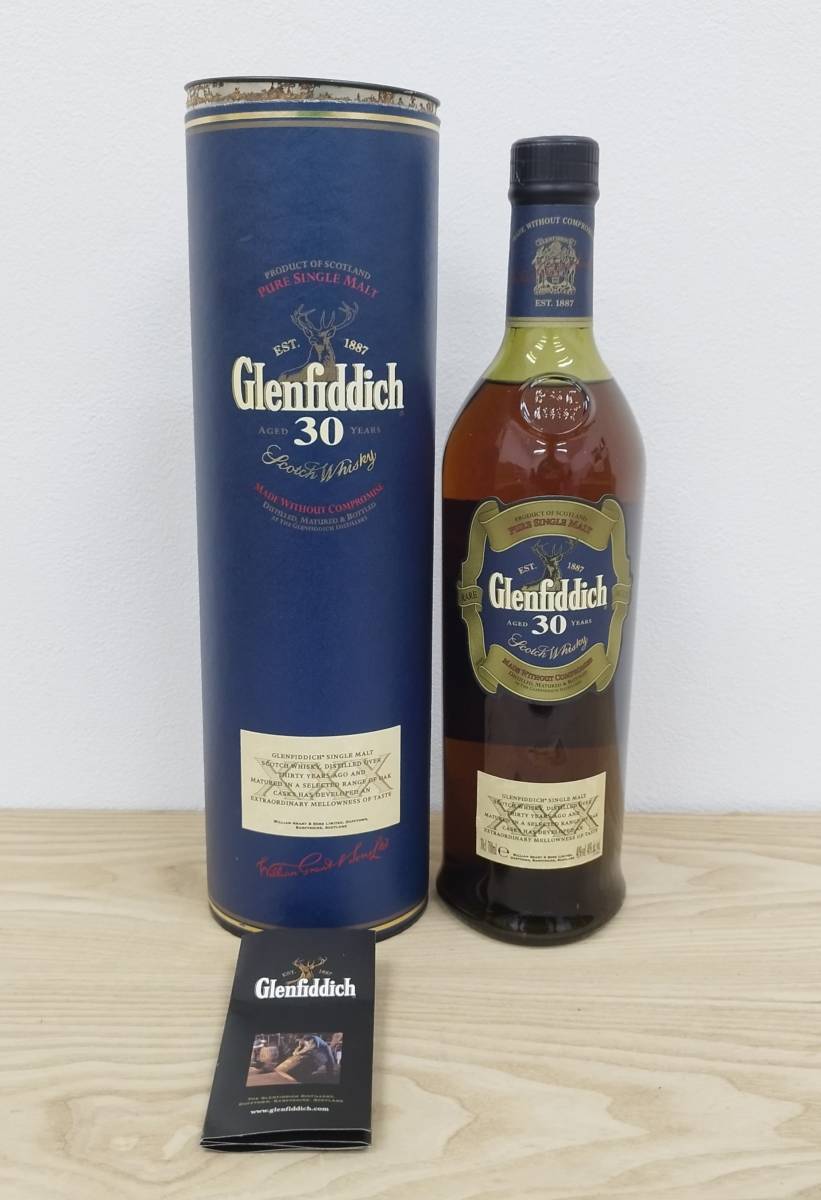未開栓 グレンフィディック 30年 Glenfiddich 700ml 40%(スコッチ