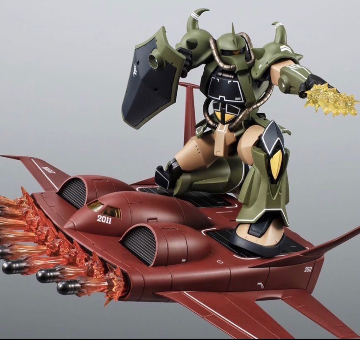 【新品未開封・伝票跡無】ROBOT魂 ＜SIDE MS＞ MS-07B グフ＆ド・ダイ YSセット ver. A.N.I.M.E. ～リアルタイプカラー～_1