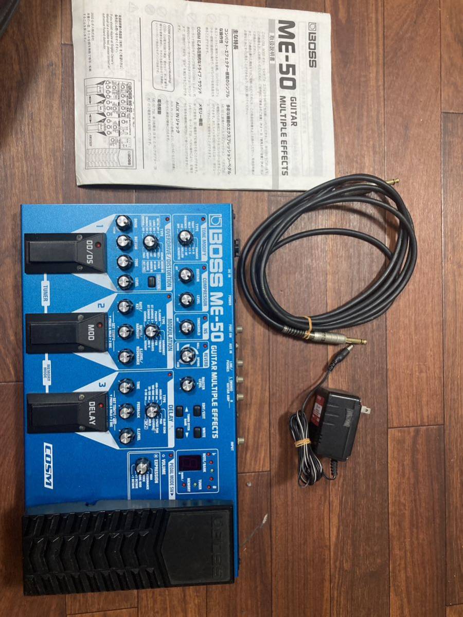 正規品，限定SALE BOSS マルチエフェクター ME-50 シールド付(マルチエフェクター)｜売買されたオークション情報、yahooの商品情報をアーカイブ公開 - オークファン エフェクター