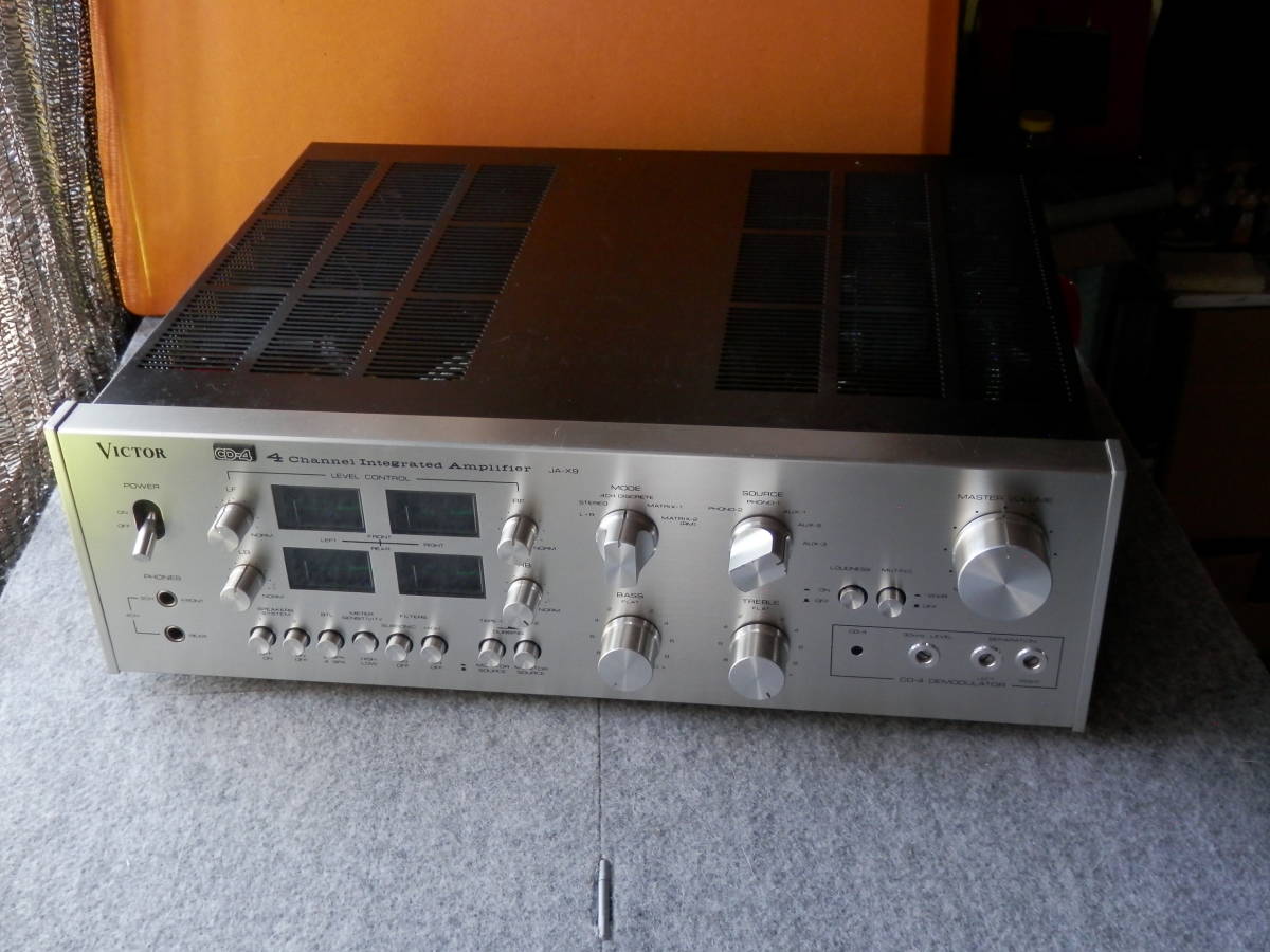 Victor 日本ビクター JVC CD-4 JA-X9 4chプリメインアンプ 訳あり動作