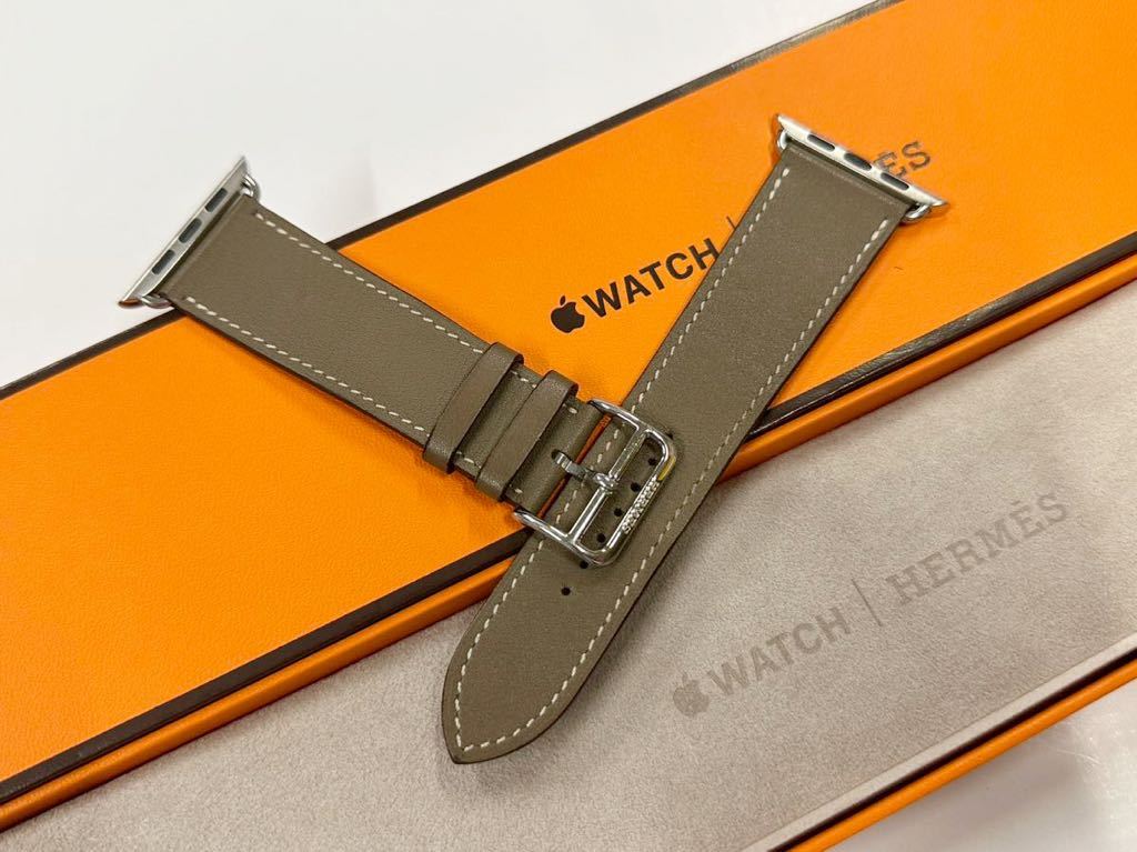  レア エトゥープ Apple watch HERMES エルメス シンプルトゥール レザーバンド 45mm 44mm 42mm アップルウォッチ 純正 776(アクセサリー)｜売買されたオークション情報、yahooの商品情報をアーカイブ公 アクセサリー
