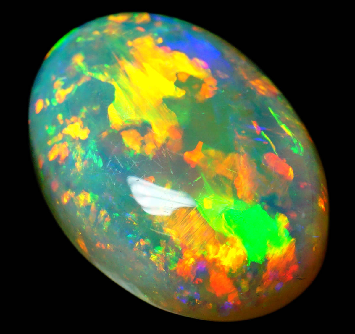 注目！M-A18○天然クリスタルオパール 最高級 3.35ct オーストラリア産