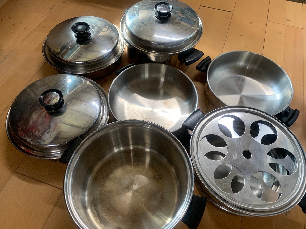  アムウェイ/クィーン/鍋/蒸し器/7点まとめて(両手鍋)｜売買されたオークション情報、yahooの商品情報をアーカイブ公開 - オークファン 両手鍋