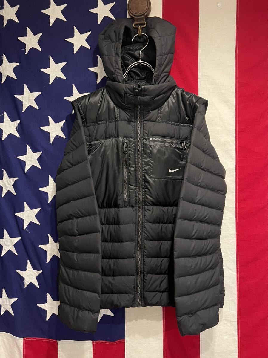 ☆NIKE☆ナイキ☆ダウンジャケット☆レイヤードデザイン☆ダウン 