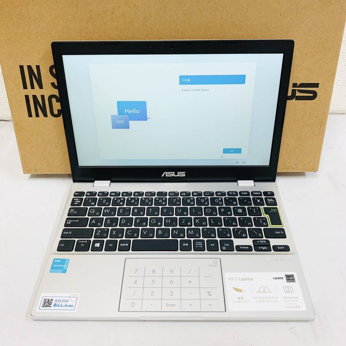 Asus Go 0 N4500 ASUS Vivobook Blue Celeron [11.6型 N4500⁄4GB⁄64GB⁄
