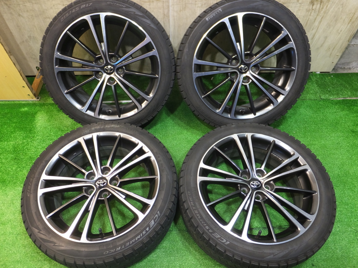 トヨタ 86 スバル BRZ 17x7JJ+48 5H100 純正ホイール 215⁄45R17