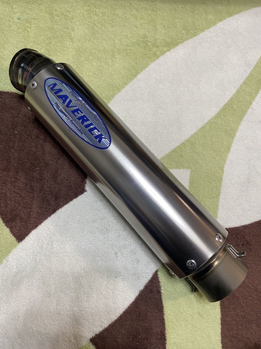 試走のみ MAVERICK チタンサイレンサー Φ60.5 MV83 3Pカット