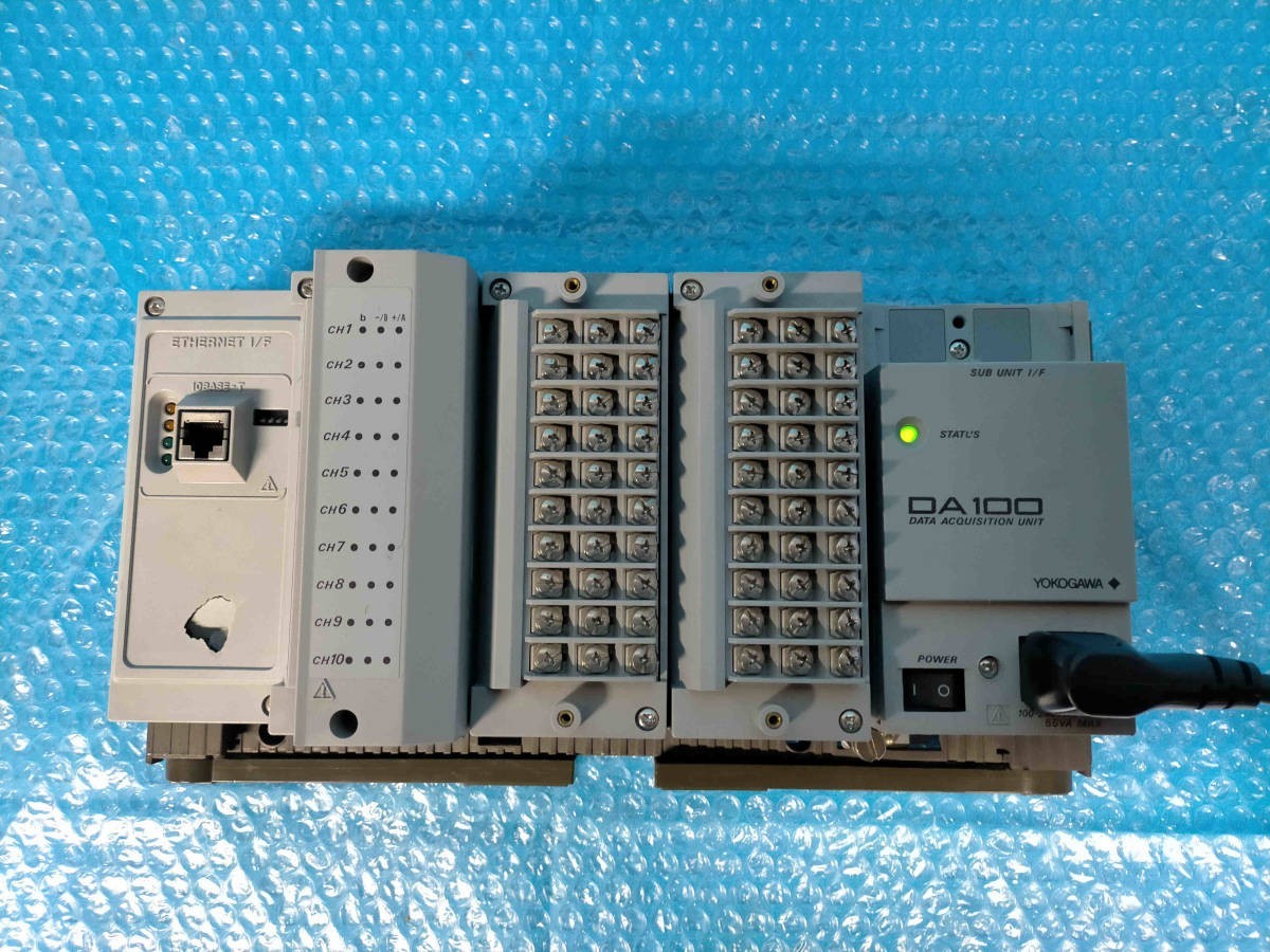 [CK6876] YOKOGAWA DA100 -G1-1M データアクイシジョンユニット 難あり 動作保証