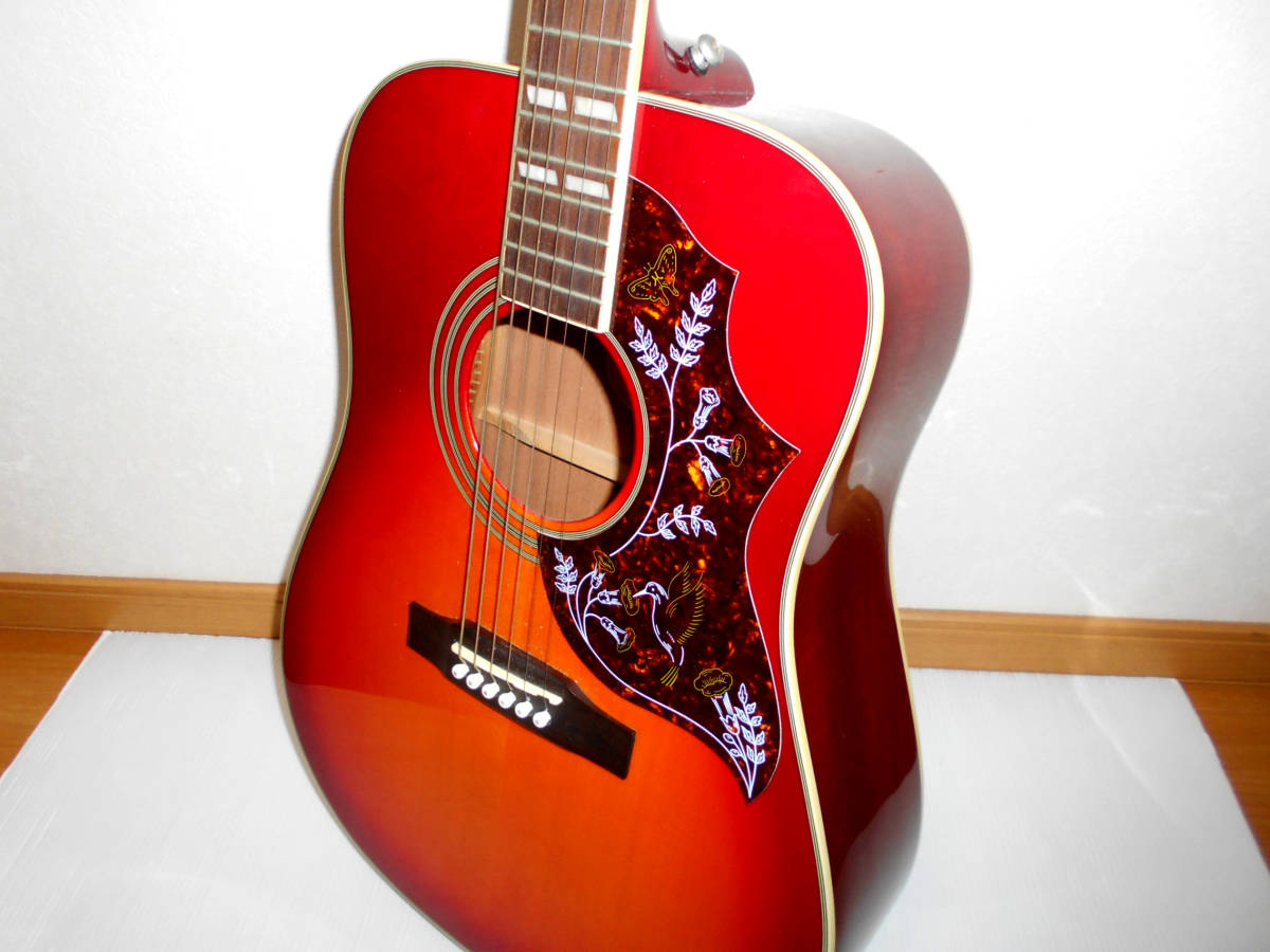 Epiphone Hummingbird Cherry are What Heritage Epiphone Hummingbird 