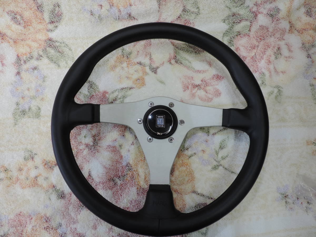 N-38 中古品 綺麗 ナルディステアリング 36.5φ メッキボルト6本 ホーン 