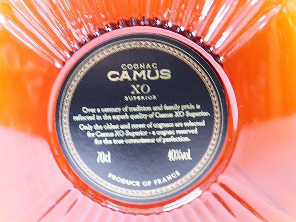 1円～☆カミュ XO スペリオール コニャック CAMUS *箱付 / アルコール