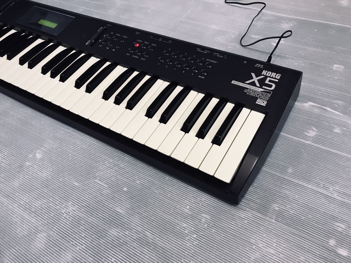 KORG X5 61鍵 シンセサイザー 純正ケース・ACアダプター付 楽器・機材