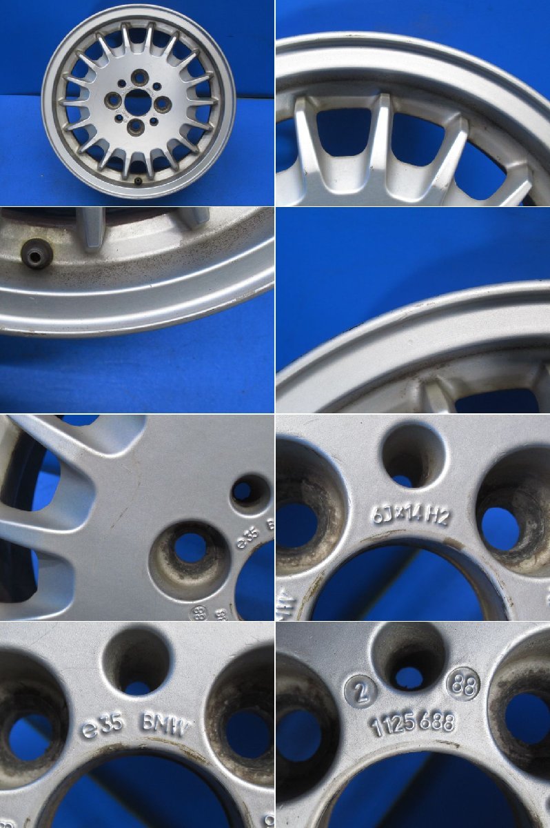 BMW E30 純正ホイール 14インチ PCD100 6J BMW 3シリーズ E30 純正