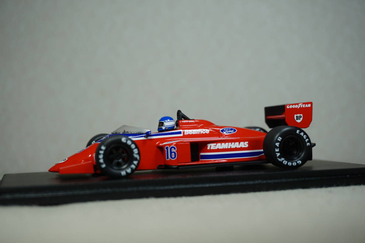 1/43 タンベイ ベルギー spark Lola THL2 FORD #16 Tambay 1986 Belgium GP TEAM HAAS ローラ チーム・ハース フォード Force TEC Bertrice Spark Lola 1&frasl;43