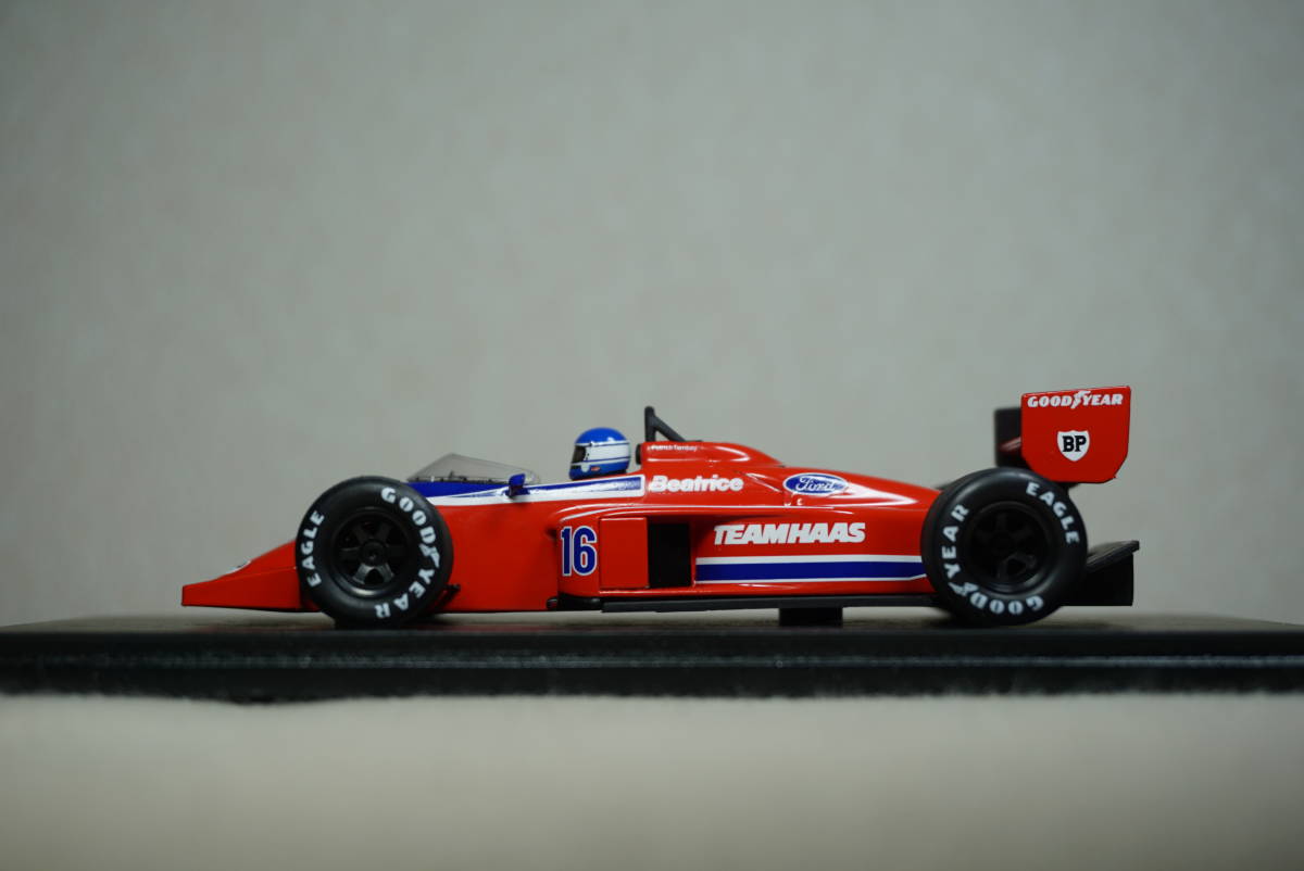 1/43 タンベイ ベルギー spark Lola THL2 FORD #16 Tambay 1986 Belgium GP TEAM HAAS ローラ チーム・ハース フォード Force TEC Bertrice Spark Lola 1&frasl;43