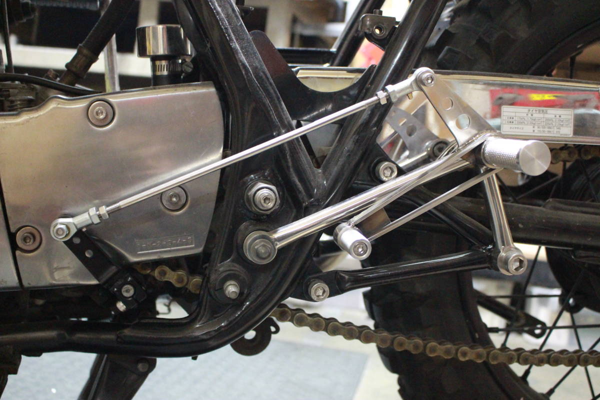 sr400 純正バックステップ用 リアブレーキロッド アーム スプリング他