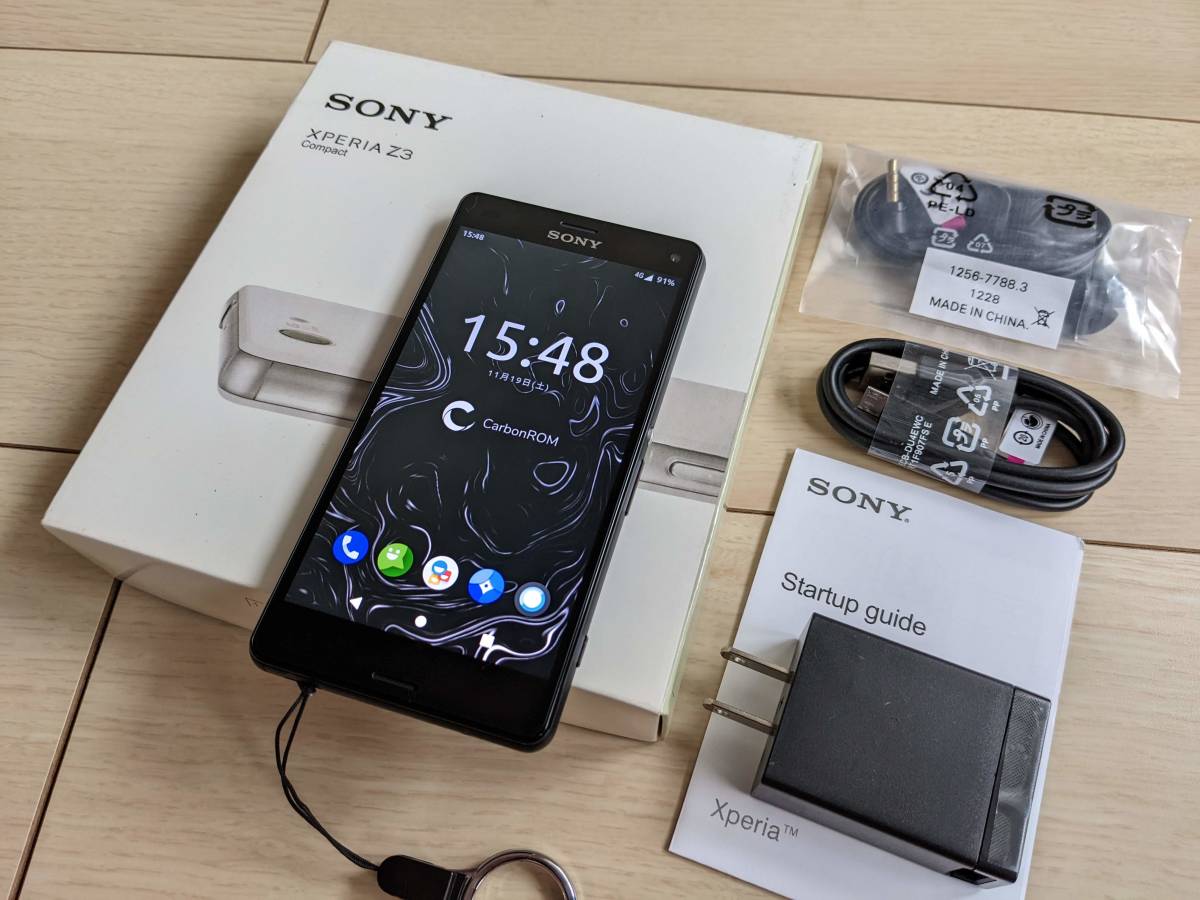 Sony Xperia Z3 Compact D5833■Android11カスタムROM■海外版SIMフリー超美品!! Z3 Compact Xperia Version Lollipop SIM