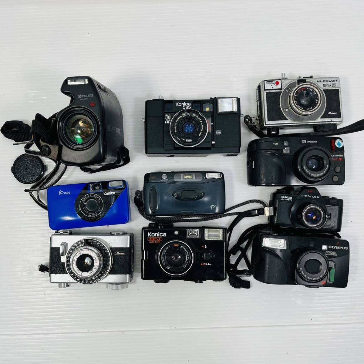 1円スタート】コンパクトフィルムカメラまとめ 10点セット KYOCERA