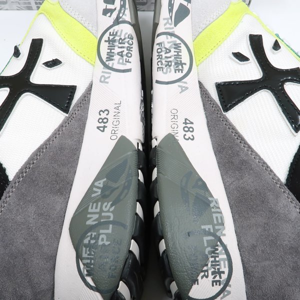 【1円～】PREMIATA スニーカー ZACZAC 4557 プレミアータ #42 26.5-27 ホワイト 美品 ◆送料800円～◆ ~11/27(日)終了 ◆質屋-7637 - ZACZAC Premiata ZacZac Men's Navy