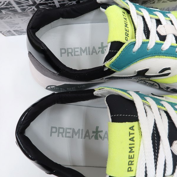【1円～】PREMIATA スニーカー ZACZAC 4557 プレミアータ #42 26.5-27 ホワイト 美品 ◆送料800円～◆ ~11/27(日)終了 ◆質屋-7637 - ZACZAC Premiata ZacZac Men's Navy