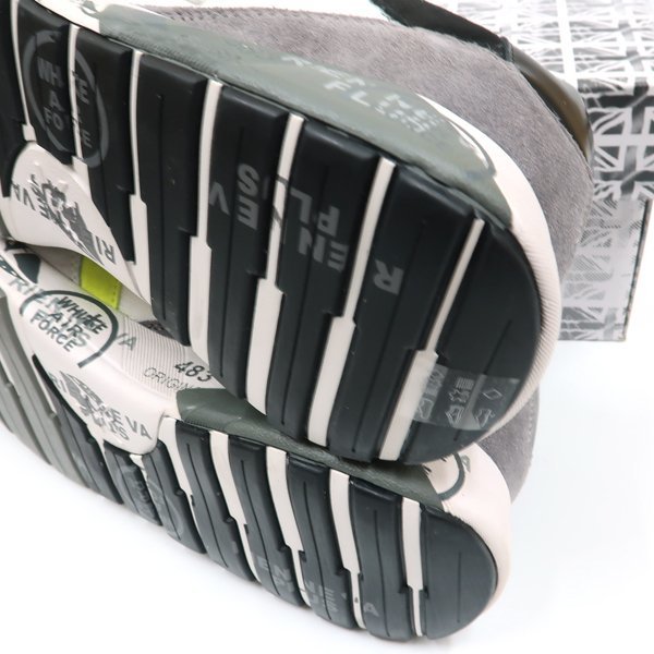 【1円～】PREMIATA スニーカー ZACZAC 4557 プレミアータ #42 26.5-27 ホワイト 美品 ◆送料800円～◆ ~11/27(日)終了 ◆質屋-7637 - ZACZAC Premiata ZacZac Men's Navy
