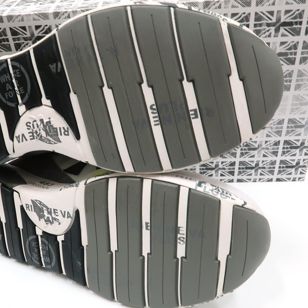 【1円～】PREMIATA スニーカー ZACZAC 4557 プレミアータ #42 26.5-27 ホワイト 美品 ◆送料800円～◆ ~11/27(日)終了 ◆質屋-7637 - ZACZAC Premiata ZacZac Men's Navy