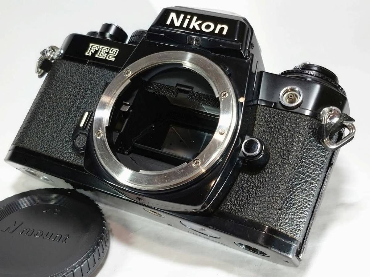 【実用美品／動作確認済】 ニコン Nikon FE2 ブラック　1/4000秒シャッター搭載の製造数の少ない人気で希少なFE2の逸品です！#1444 Nikon FE2 ニコン ブラックボディ 1&frasl;4000秒 #カメラ