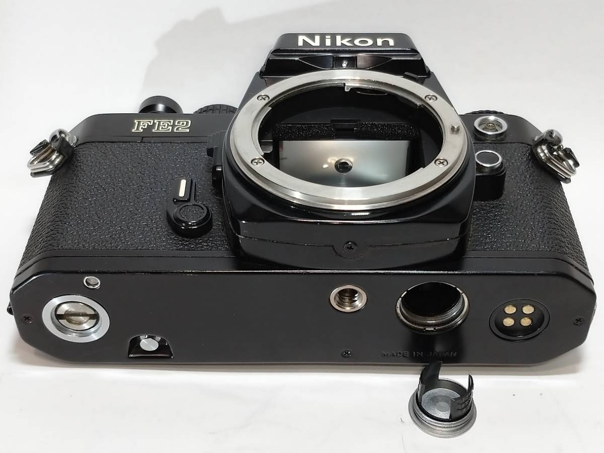 【実用美品／動作確認済】 ニコン Nikon FE2 ブラック　1/4000秒シャッター搭載の製造数の少ない人気で希少なFE2の逸品です！#1444 Nikon FE2 ニコン ブラックボディ 1&frasl;4000秒 #カメラ
