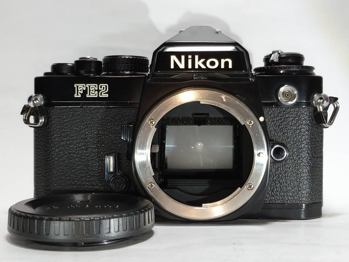 【実用美品／動作確認済】 ニコン Nikon FE2 ブラック　1/4000秒シャッター搭載の製造数の少ない人気で希少なFE2の逸品です！#1444 Nikon FE2 ニコン ブラックボディ 1&frasl;4000秒 #カメラ