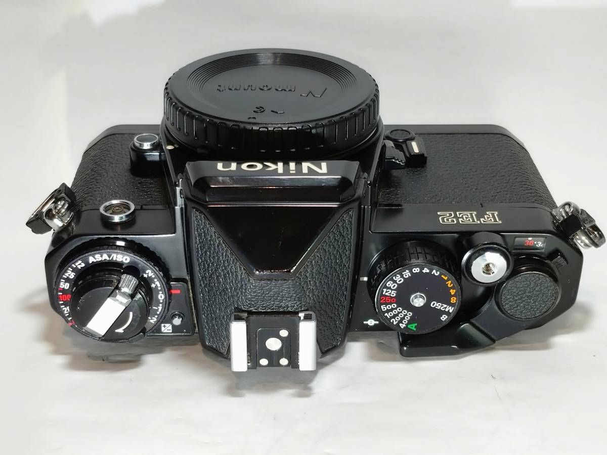 【実用美品／動作確認済】 ニコン Nikon FE2 ブラック　1/4000秒シャッター搭載の製造数の少ない人気で希少なFE2の逸品です！#1444 Nikon FE2 ニコン ブラックボディ 1&frasl;4000秒 #カメラ