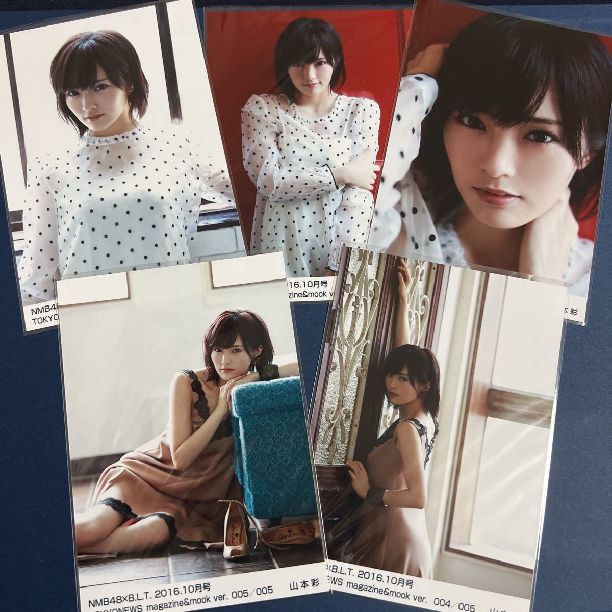 山本彩生写真写真フォルダーサイン写真2枚 その他150枚