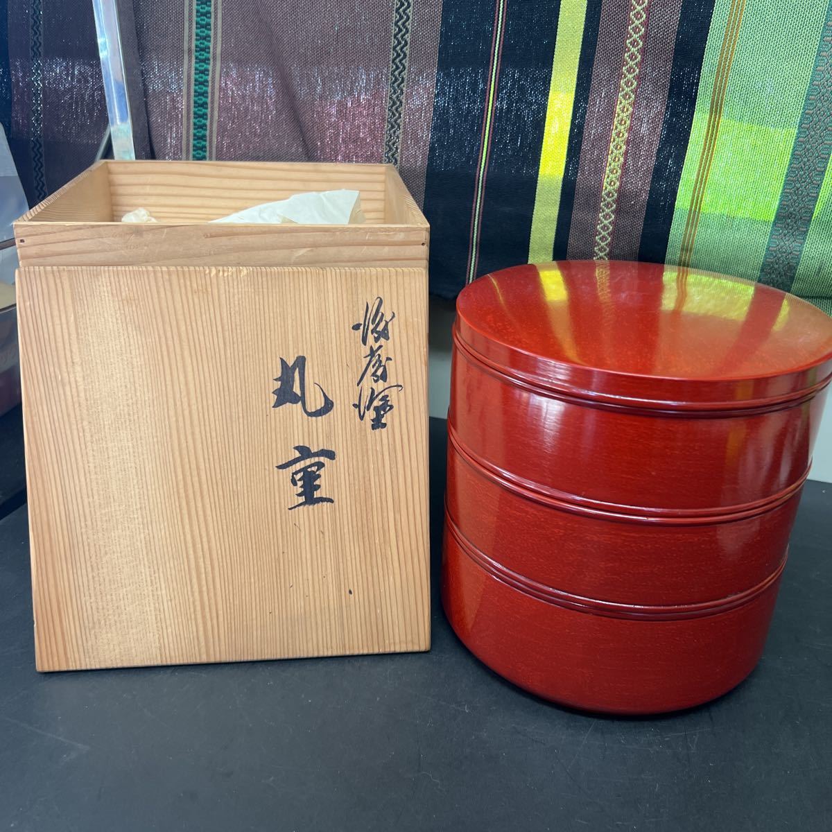 塗 重箱 木製 漆器の井助 | 三段重 6.5寸 漆塗りお重箱 漆塗り