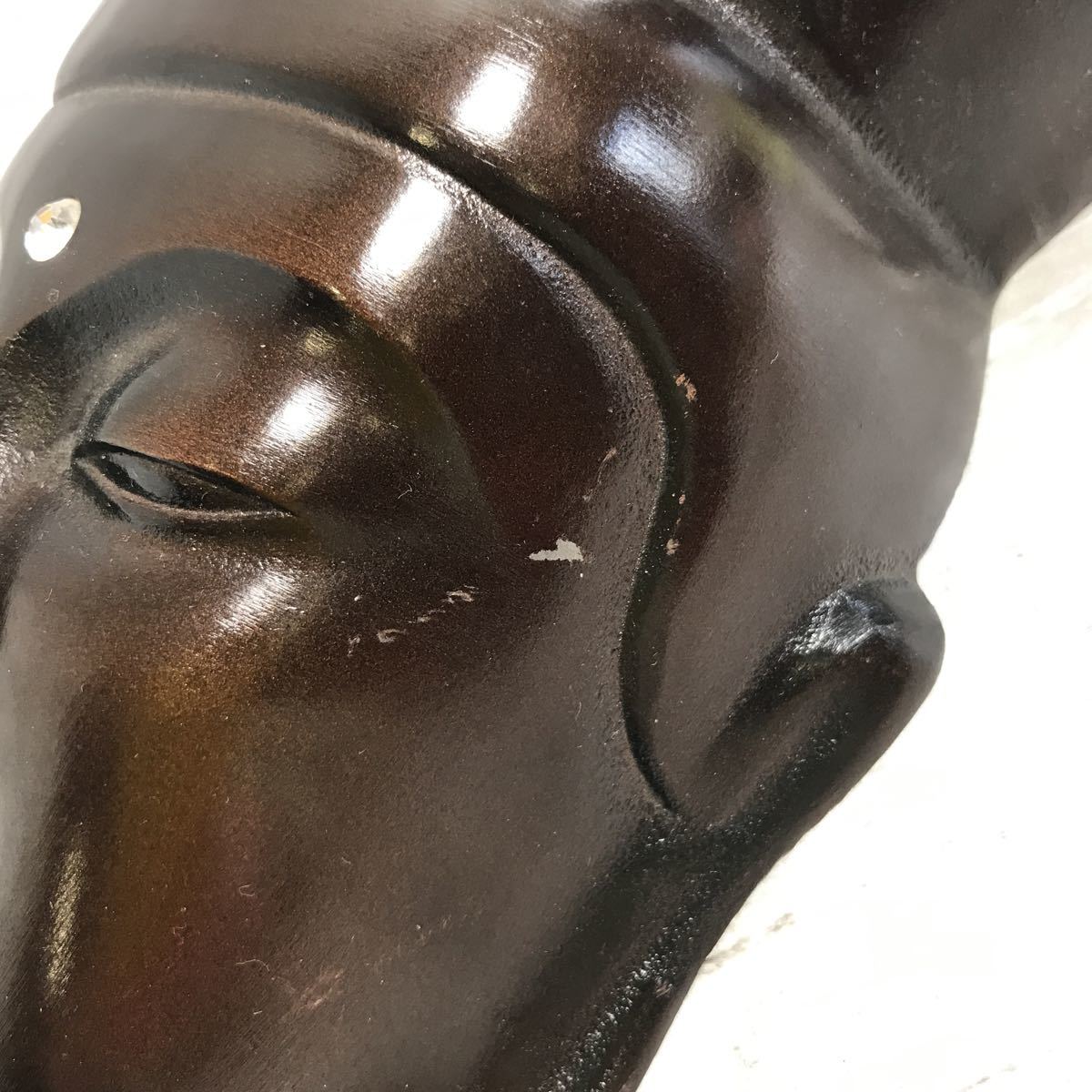 京都広隆寺弥勒菩薩仏面壁掛彫刻