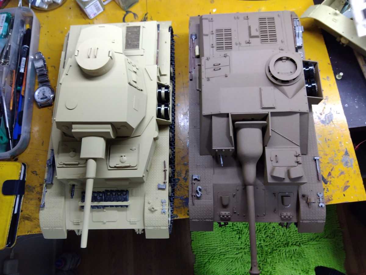ジャンク】バンダイ 1/15 GERMAN ASSAULT GAN 4 ドイツ4号突撃砲戦車