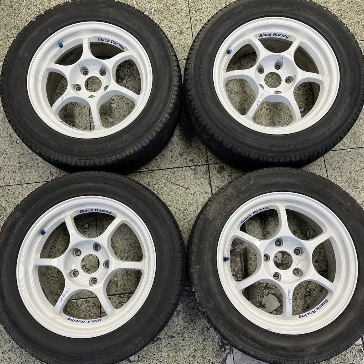 希少ブラックレーシング PRO-N1⭐︎PCD100 6J +30 レアサイズ