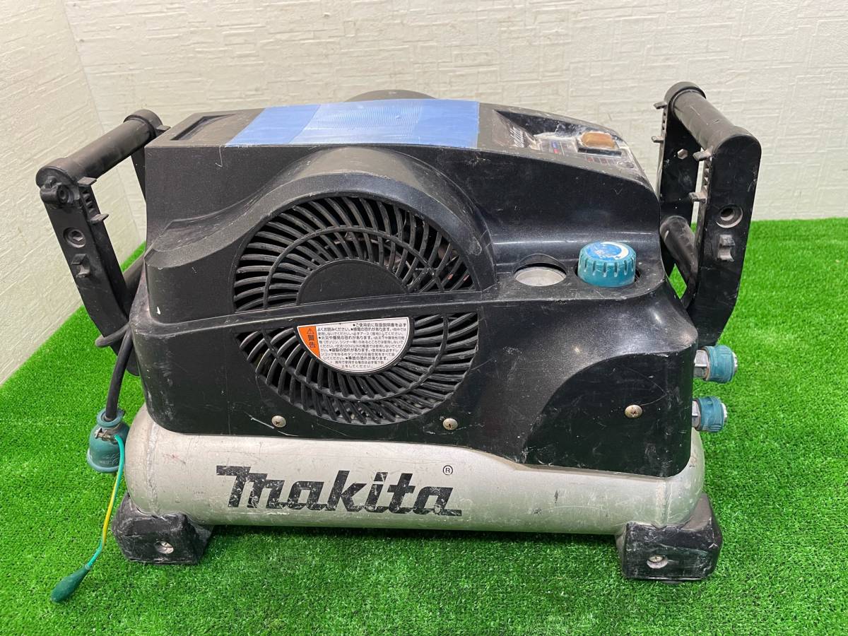 中古動作品【マキタ makita】エアーコンプレッサー AC460XL 常圧 高圧 満タンまで6分36秒 カバー割れあり 領収書対応 マキタ Makita makita Yahoo!オークション used 460の中古品
