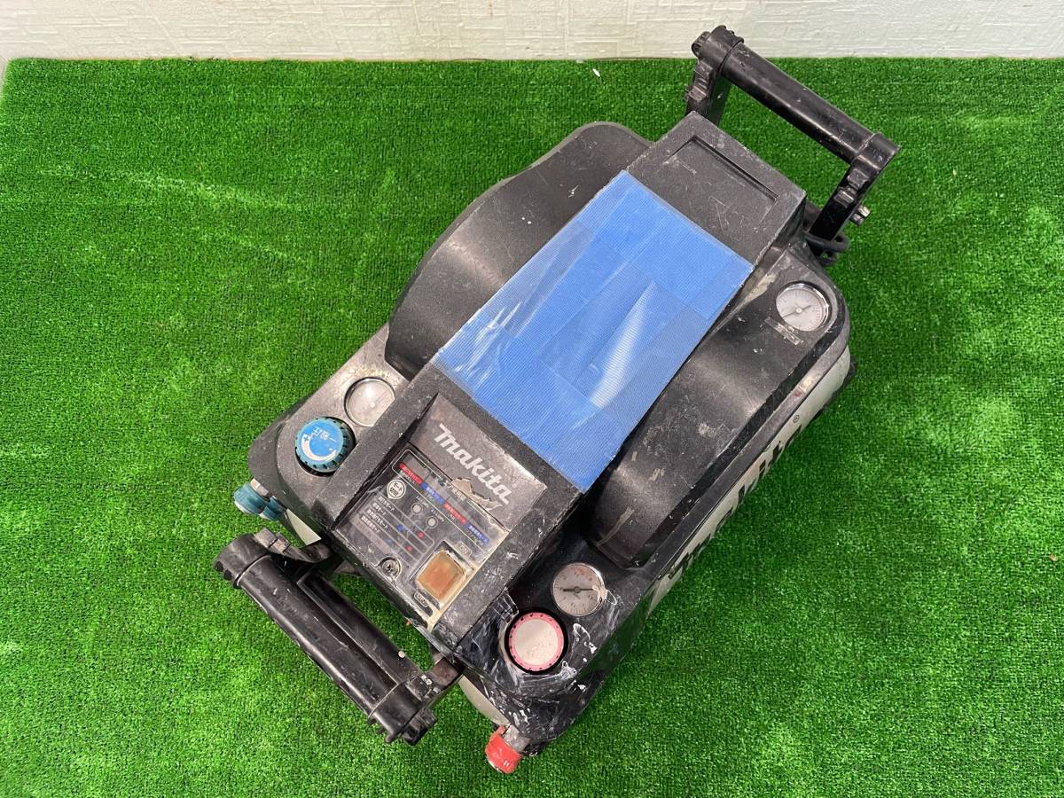 中古動作品【マキタ makita】エアーコンプレッサー AC460XL 常圧 高圧 満タンまで6分36秒 カバー割れあり 領収書対応 マキタ Makita makita Yahoo!オークション used 460の中古品
