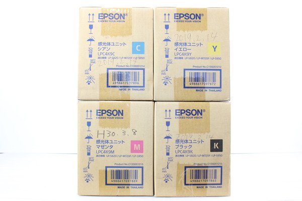 EPSON エプソン　感光体ユニット　LPC4K9 3色 感光体ユニット EPSON LPC4K9M マゼンタ EPSON(エプソン) LPC4K9K