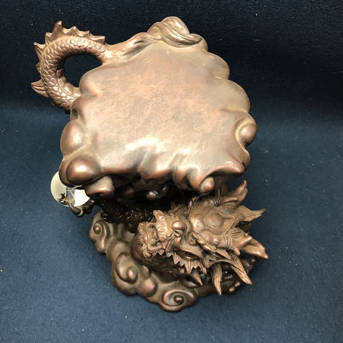 中国美術 工芸品 黄銅 置物 縁起物