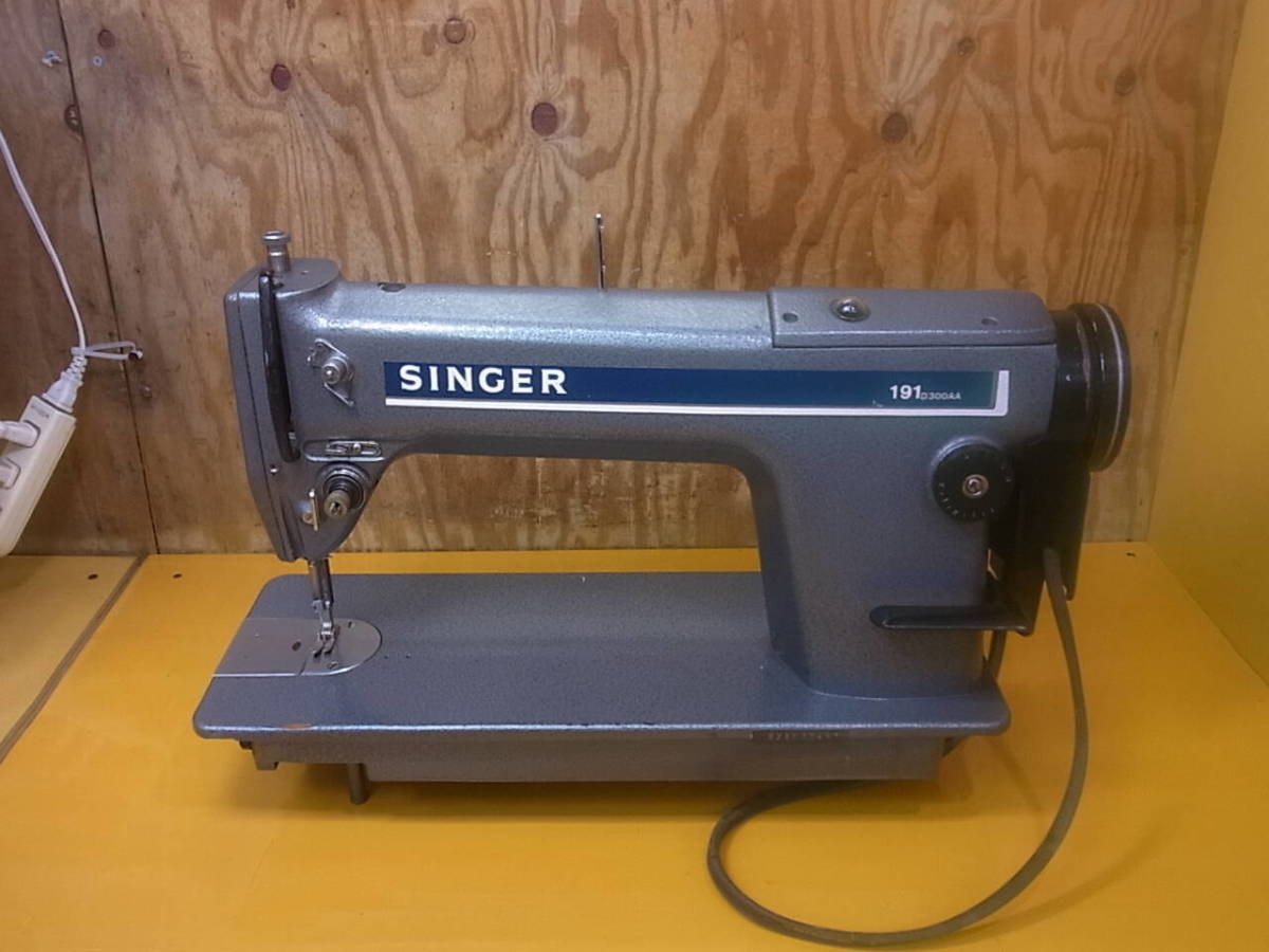 W/135 シンガー SINGER 工業用ミシン 191 D300AA 動作不明 ジャンク(その他)｜売買されたオークション情報、yahooの ...