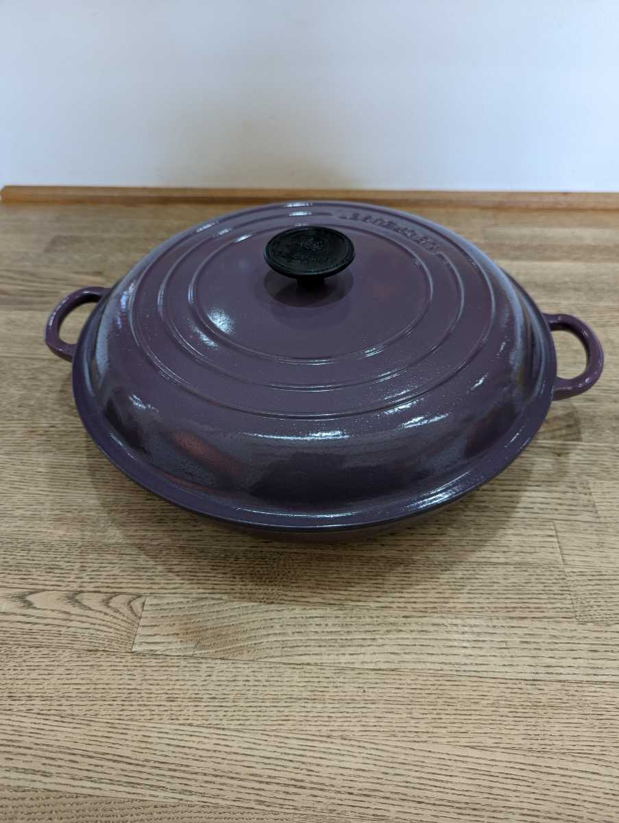 低価，人気SALE LE CREUSET ル クルーゼ 30センチ 両手鍋(両手鍋)｜売買されたオークション情報、yahooの商品情報をアーカイブ公開 - オークファン 両手鍋