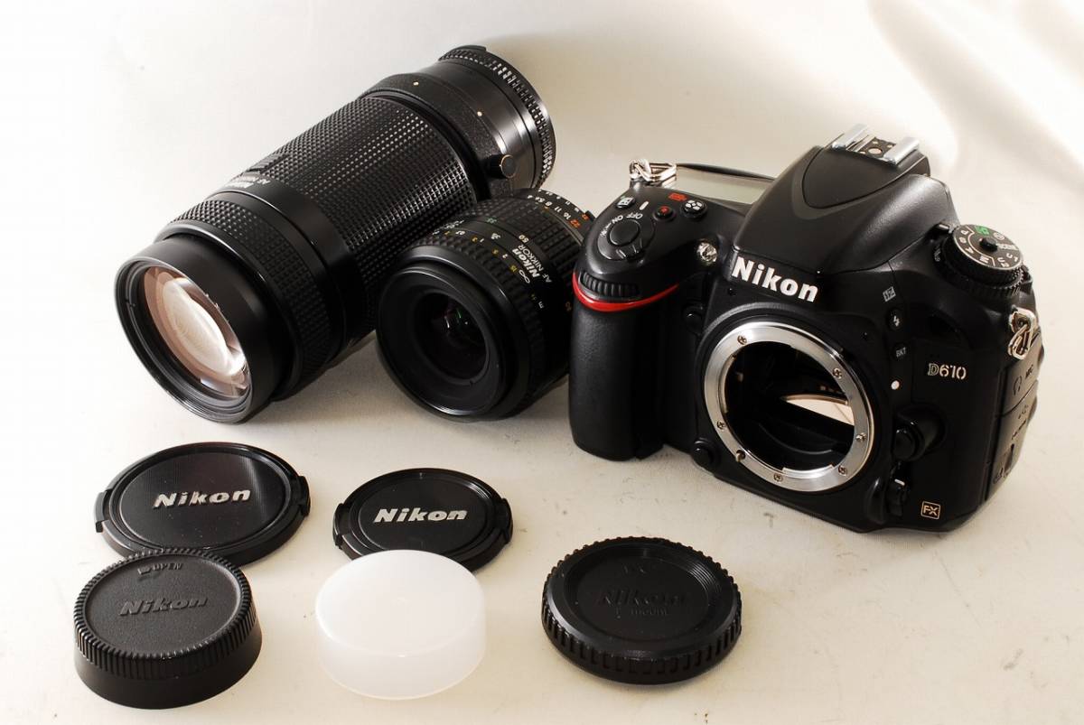 〓極美級〓 ニコン Nikon D610 超望遠 Wレンズセット ☆ ダブルレンズ