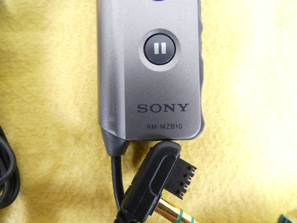 SONY ソニー MZ-B100 ポータブルMDレコーダー リモコン付属 音響機器