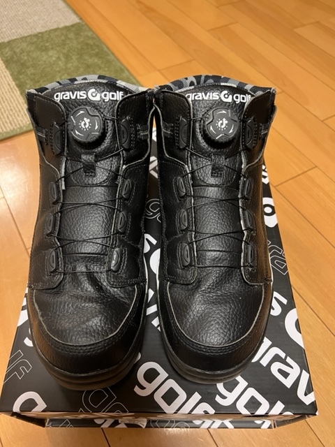 グラビス ゴルフシューズ ブラック スポーツ別 シューズ（男性用