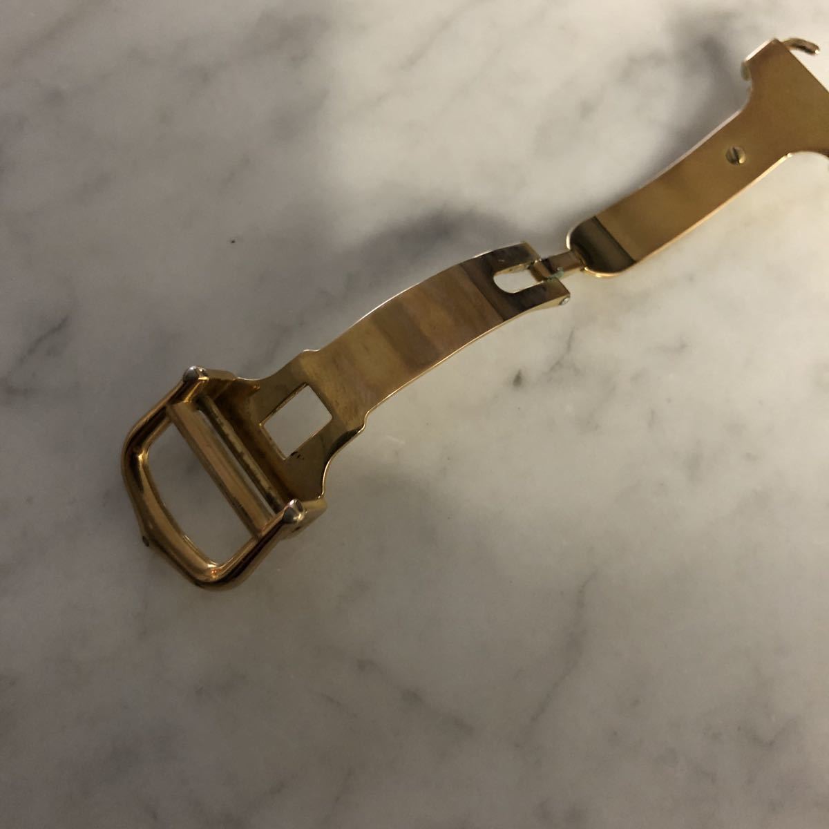 ② カルティエ cartier バックル ゴールド 14mm マストタンク タンク 