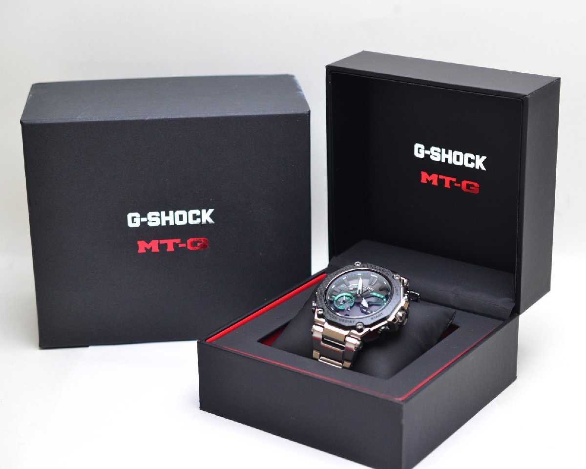 未使用 CASIO G-SHOCK MT-G 電波ソーラー 腕時計 カーボン MTG-B2000XD 