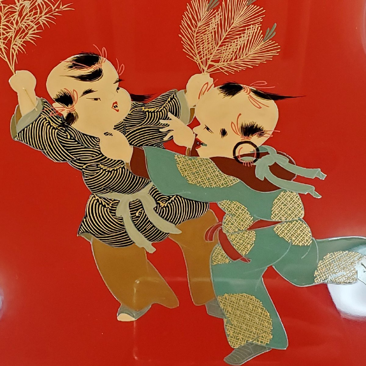 伝統工芸 輪島塗 名工蒔絵師 西塚朝光 硯箱と硯 【宝蔵】輪島塗 二代目 